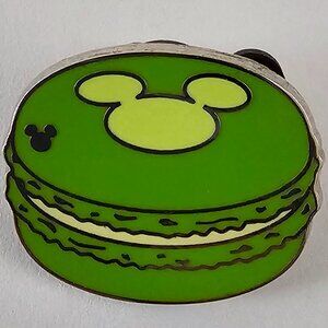 DISNEY Pin Trading ~ Disney Treats ~ Macaroon Green 2/5 ~ Hidden Mickey ~ 2015